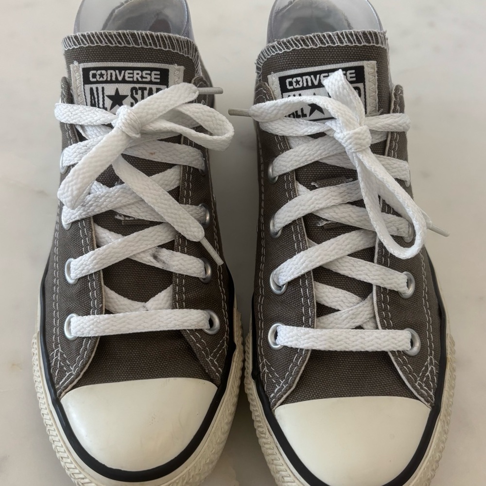 Converse all star low top sneaker Gray size 6 - Picture 3 of 10
